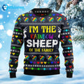 I Am The Rainbow Sheep Of Family Ugly Christmas Sweater