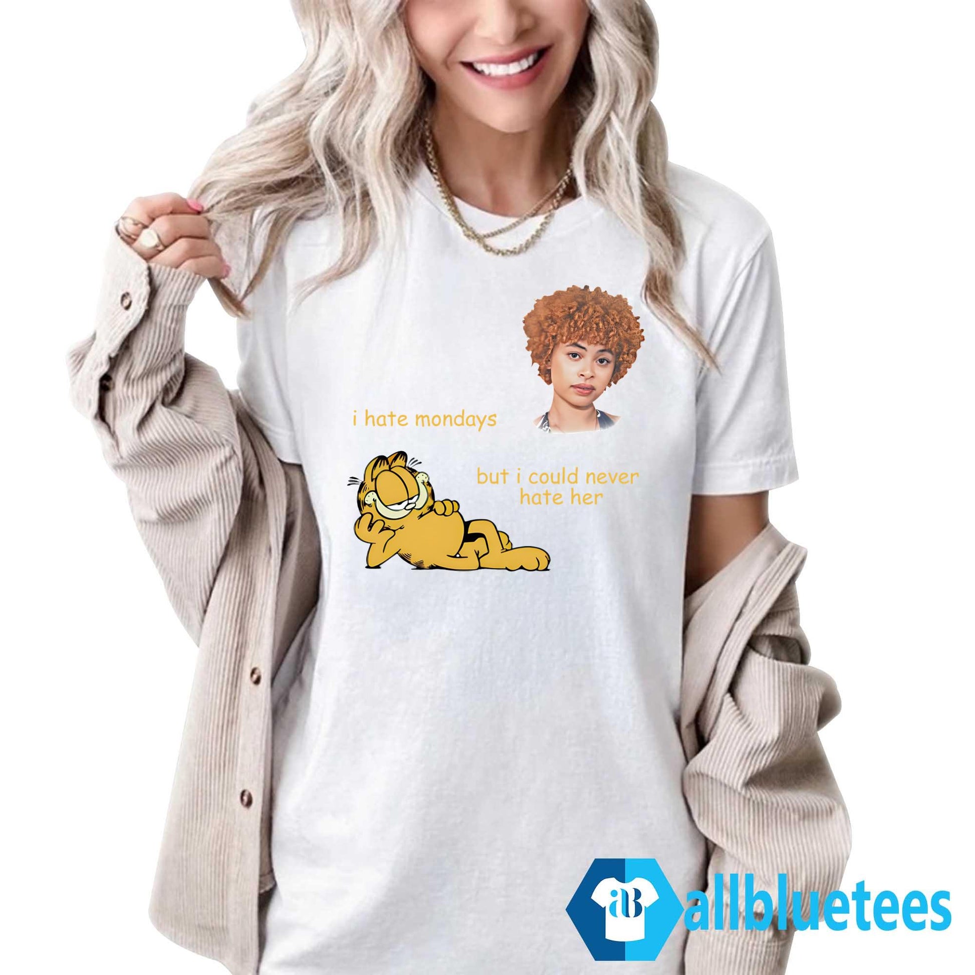 Garfield I Hate Mondays But I Could Never Hate Her Ice Spice Shirt