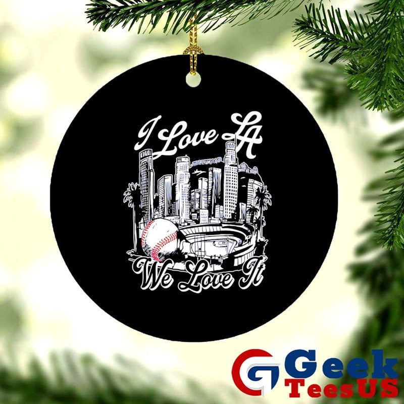 I Love LA we love it Los Angeles Dodgers 2025 World Series Champions Skyline City shirt