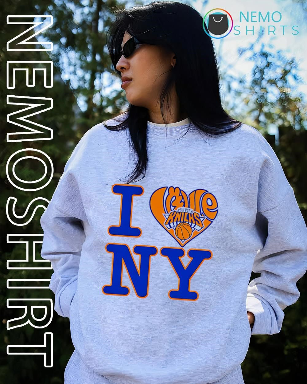 I Love NY New York Knicks basketball shirt