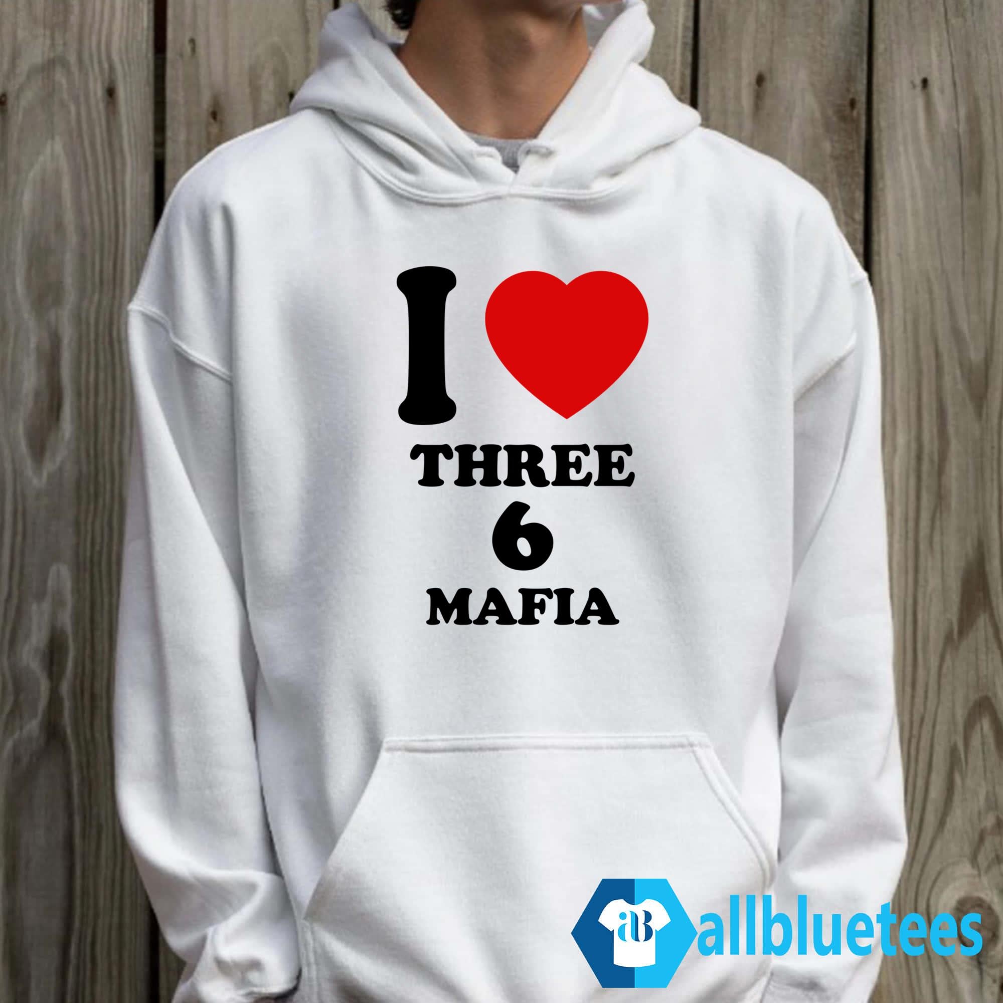 I Love Three 6 Mafia Shirt