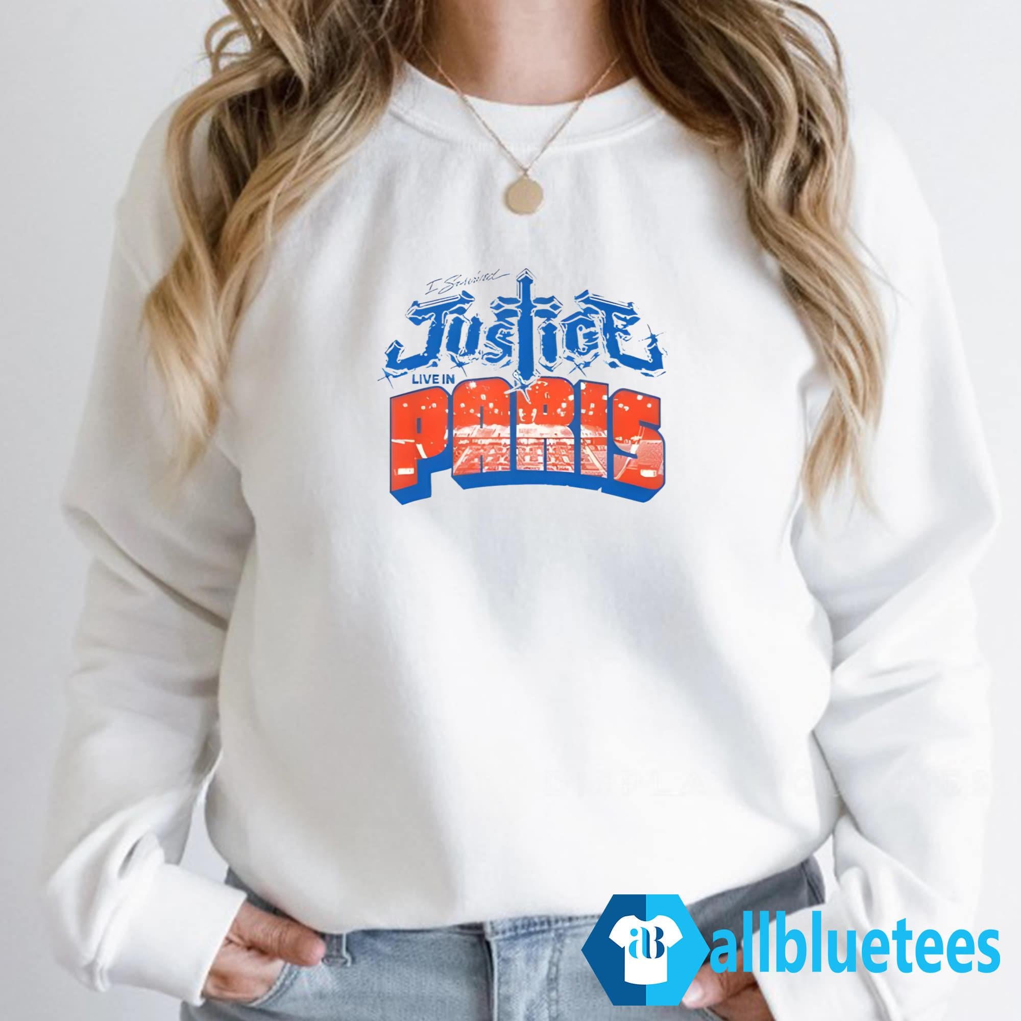 I Survived Justice Live In Paris Shirt
