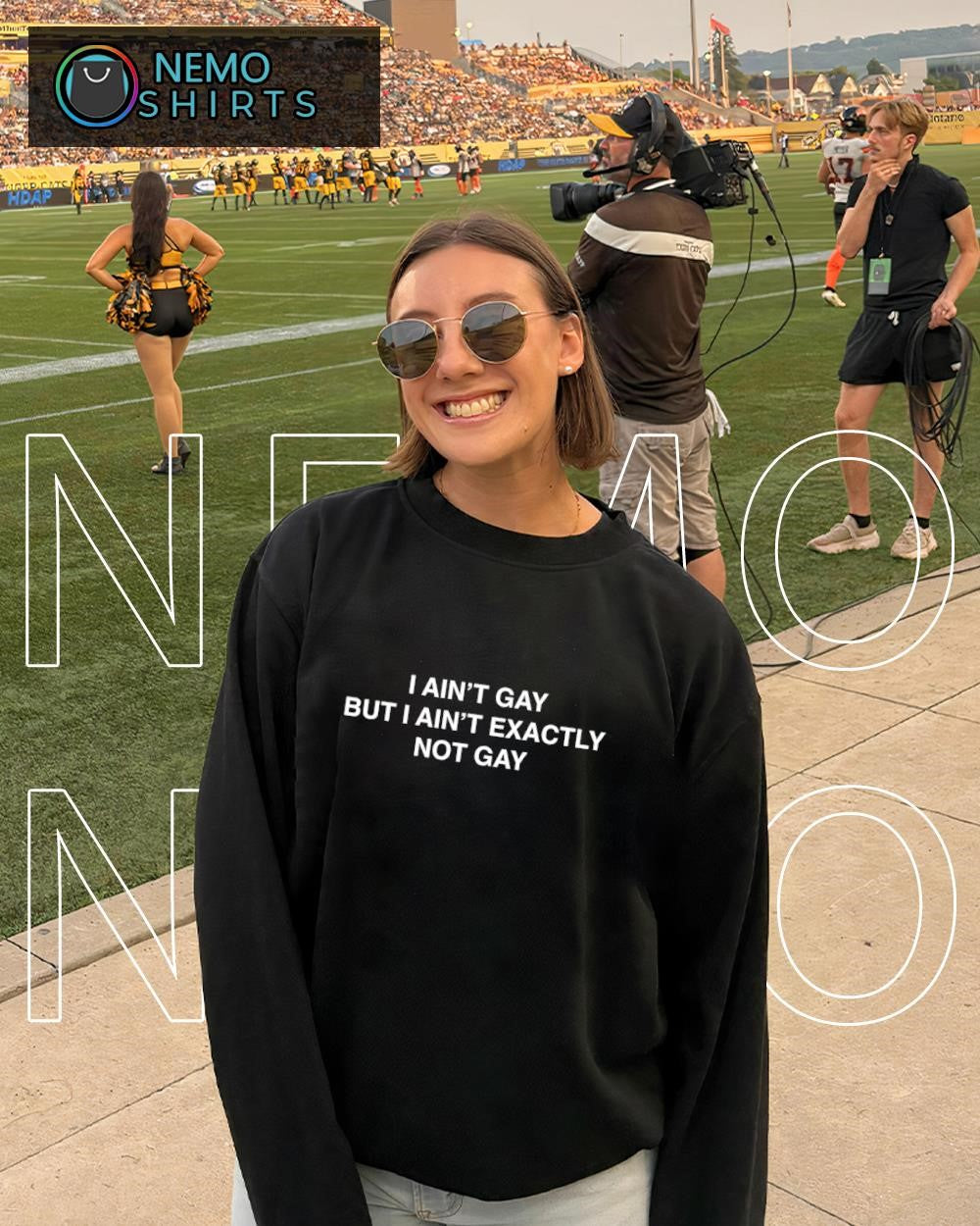 I ain’t gay but I ain’t exactly not gay slogan shirt