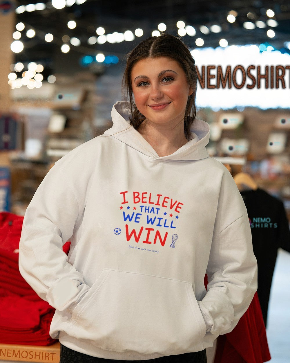 I believe that we will win but if we don’t who cares USA soccer World Cup shirt