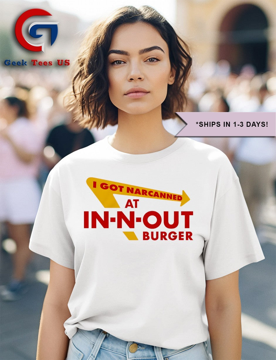 I got Narcanned at Burger Restaurant logo shirt