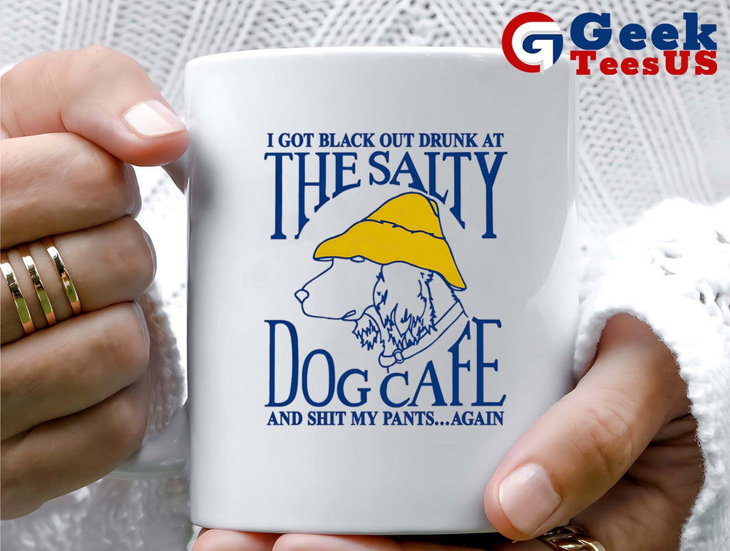 I got black out drunk at the dog cafe and shit my pants again shirt