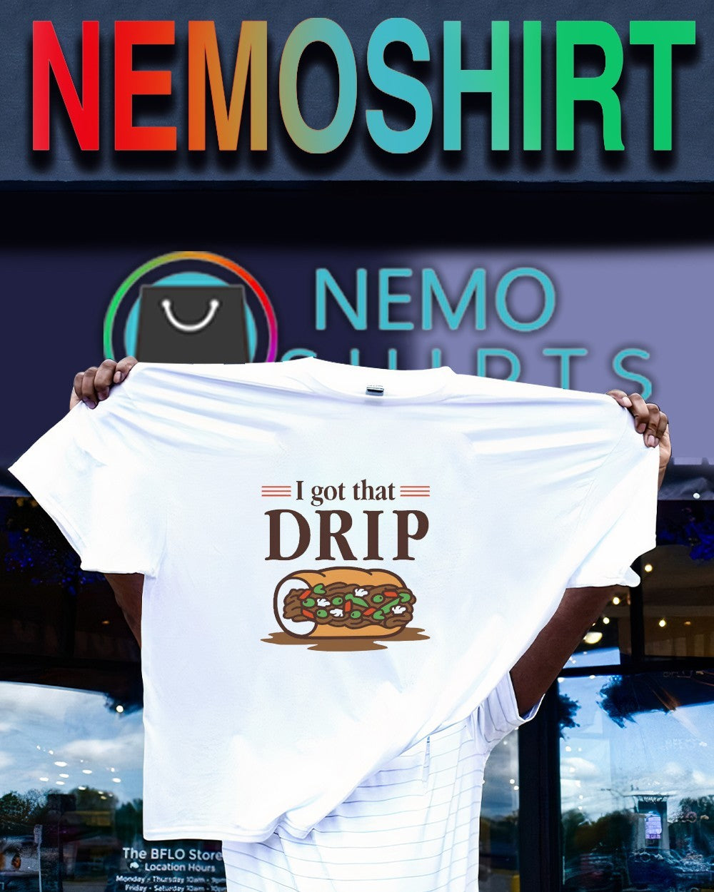 I got that drip shirt