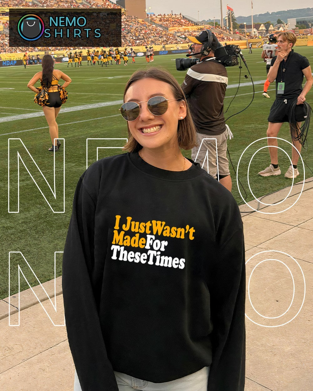 I just wasn’t made for these times text shirt