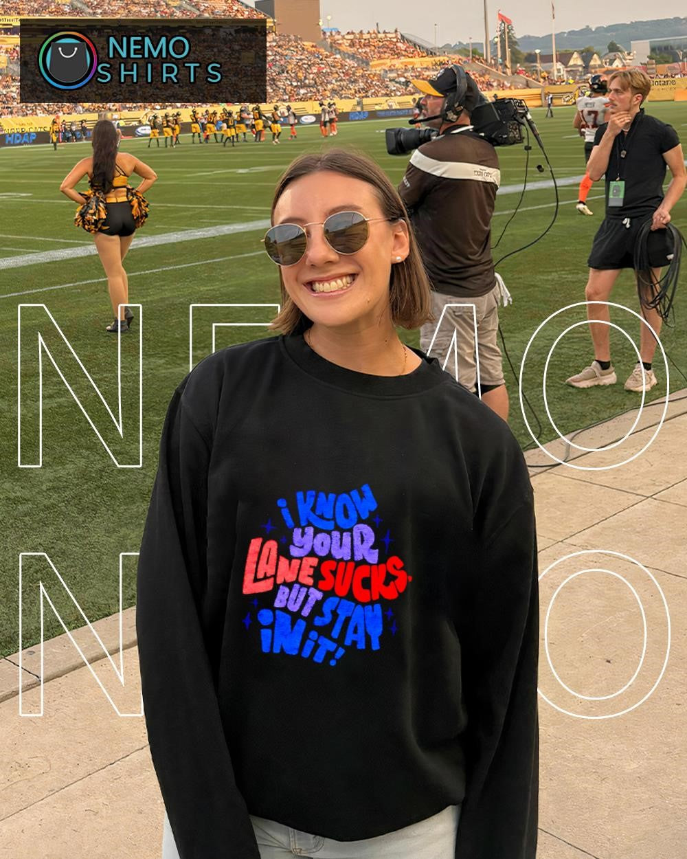 I know your lane sucks but stay in it slogan vintage shirt