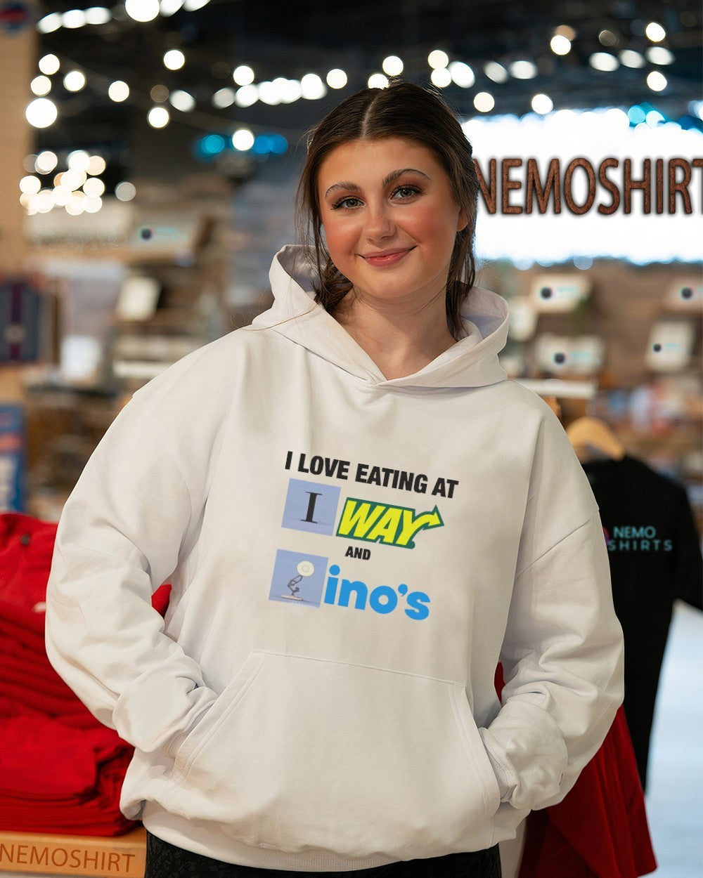 I love eating at Subway and Dominos shirt
