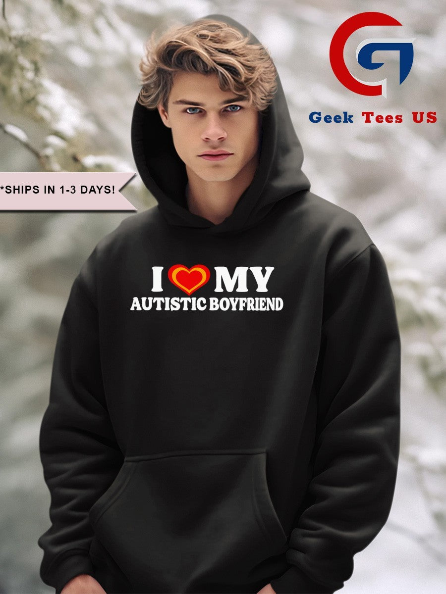 I love my autistic boyfriend shirt