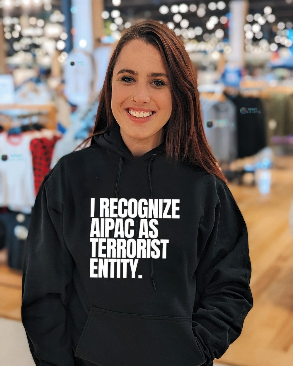 I recognize Aipac as terrorist entity shirt