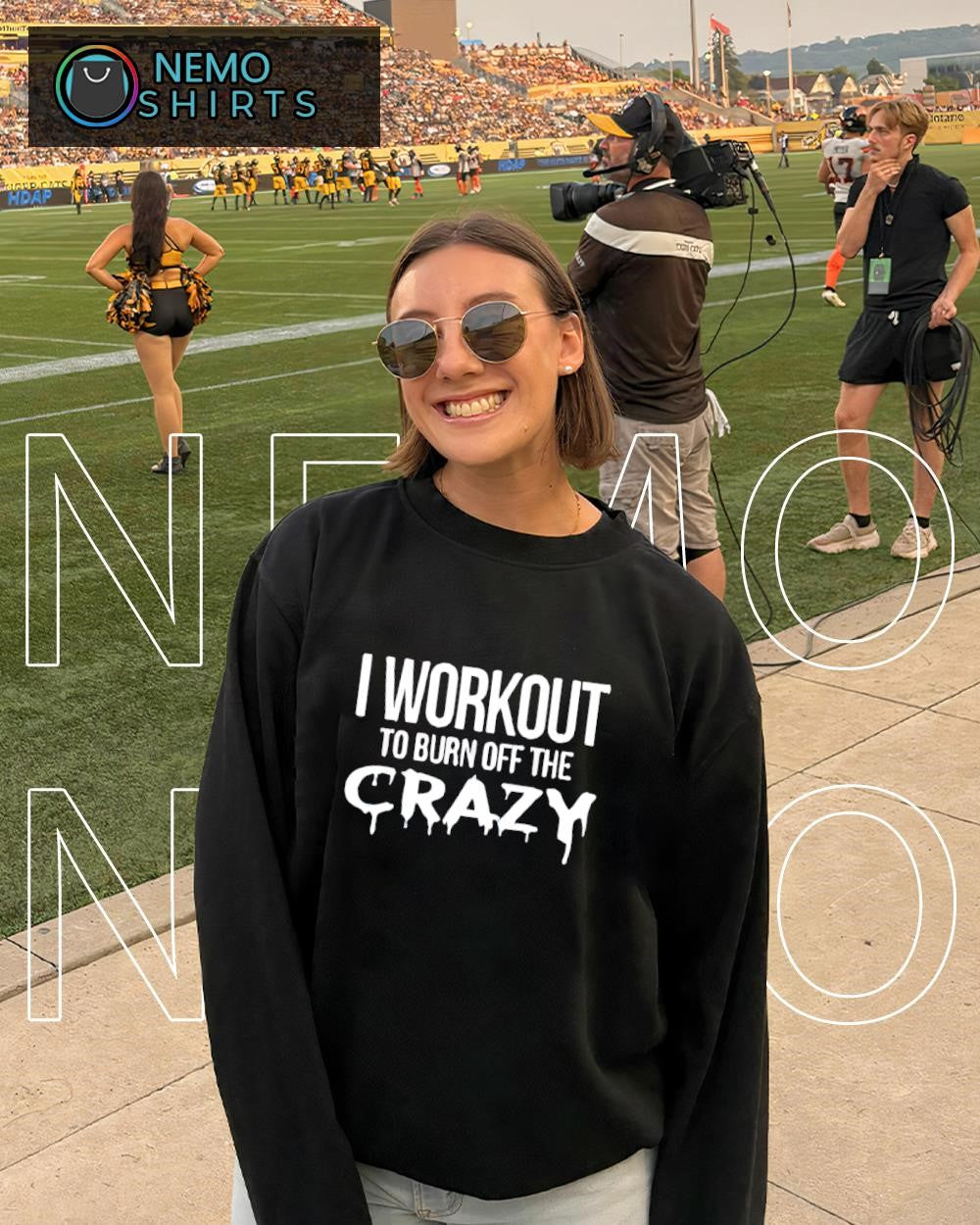 I workout to burn off the crazy shirt
