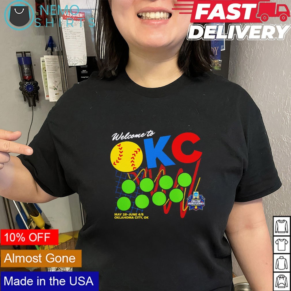 Welcome to OKC 2026 NCAA Softball Women’s College World Series shirt