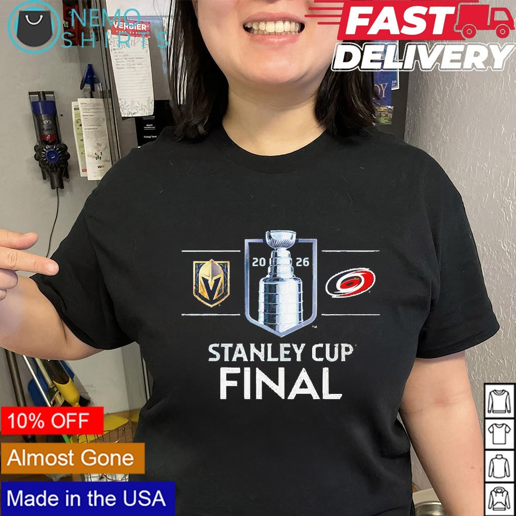 Vegas Golden Knights vs Carolina Hurricanes 2026 Stanley Cup Final matchup shirt