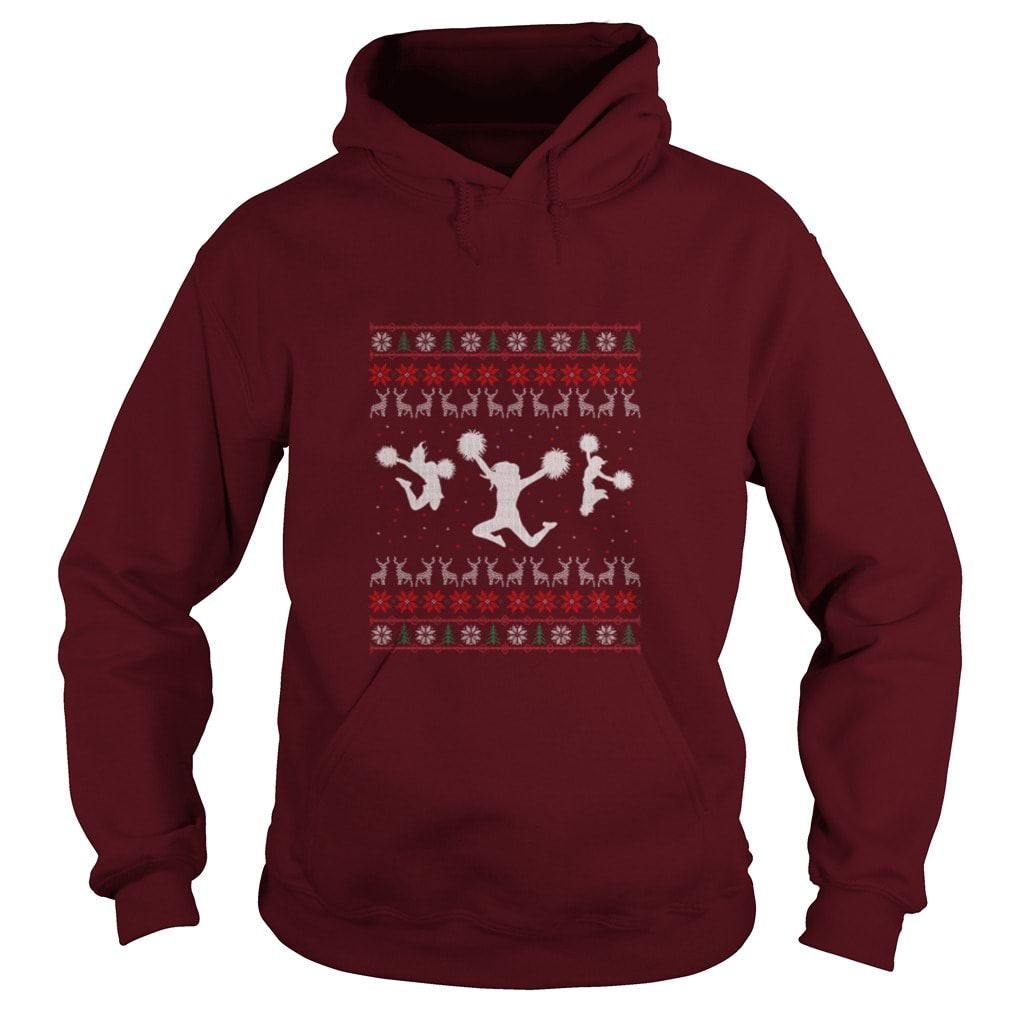 Cheerleader ugly Christmas sweater