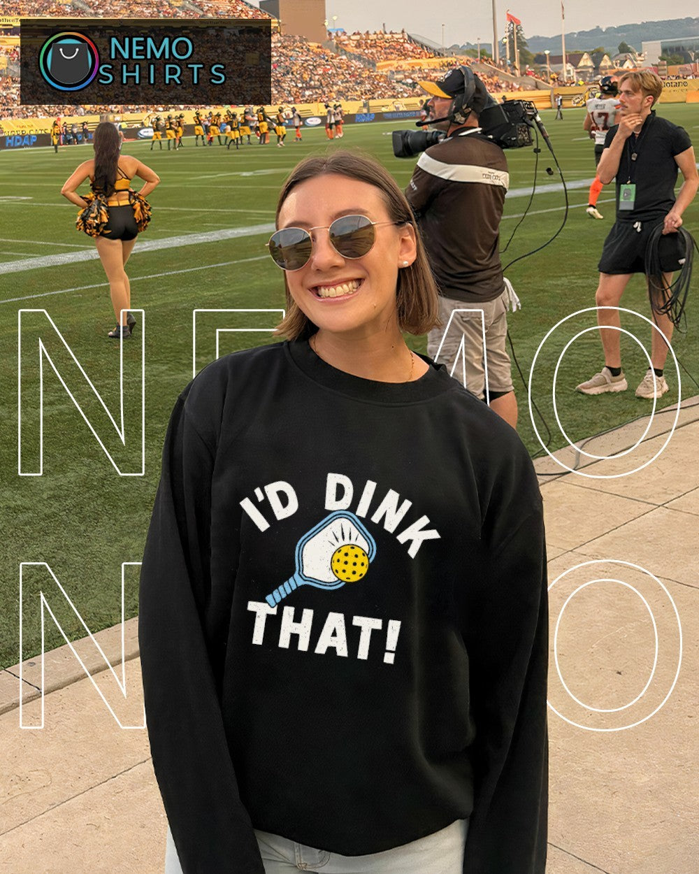 I’d dink that pickleball shirt