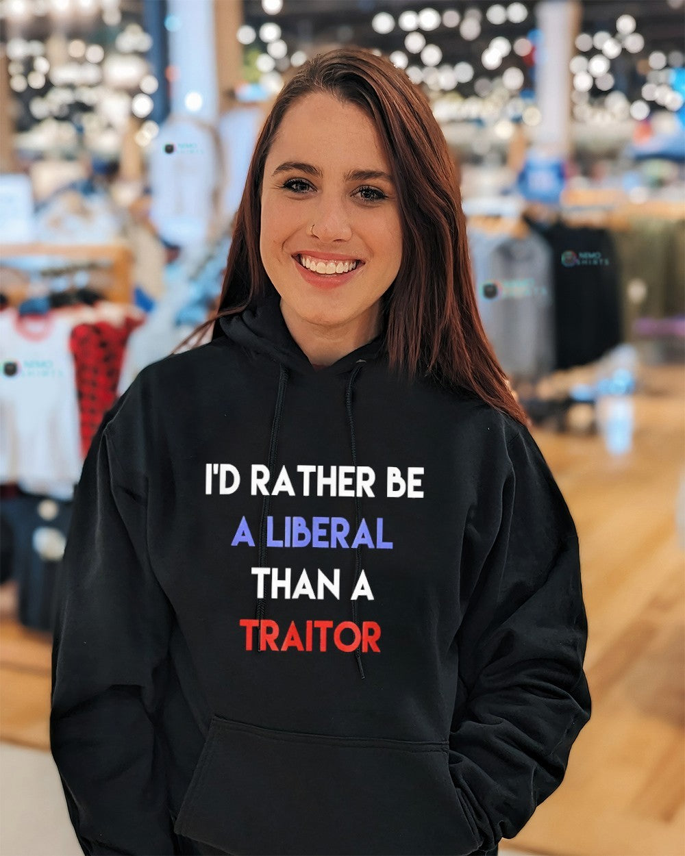 I’d rather be a liberal than a traitor anti Trump shirt