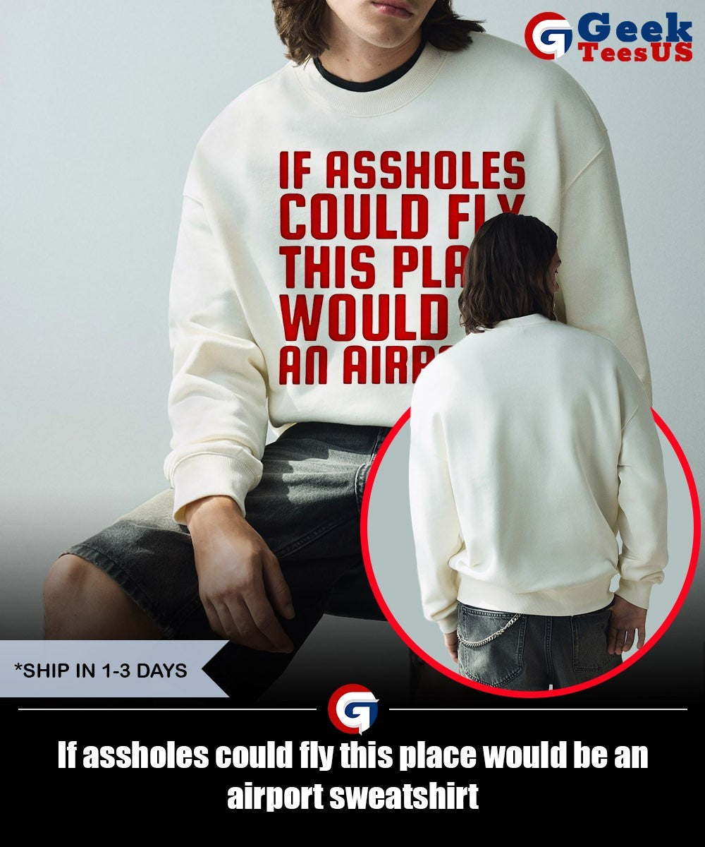 If assholes could fly this place would be an airport shirt