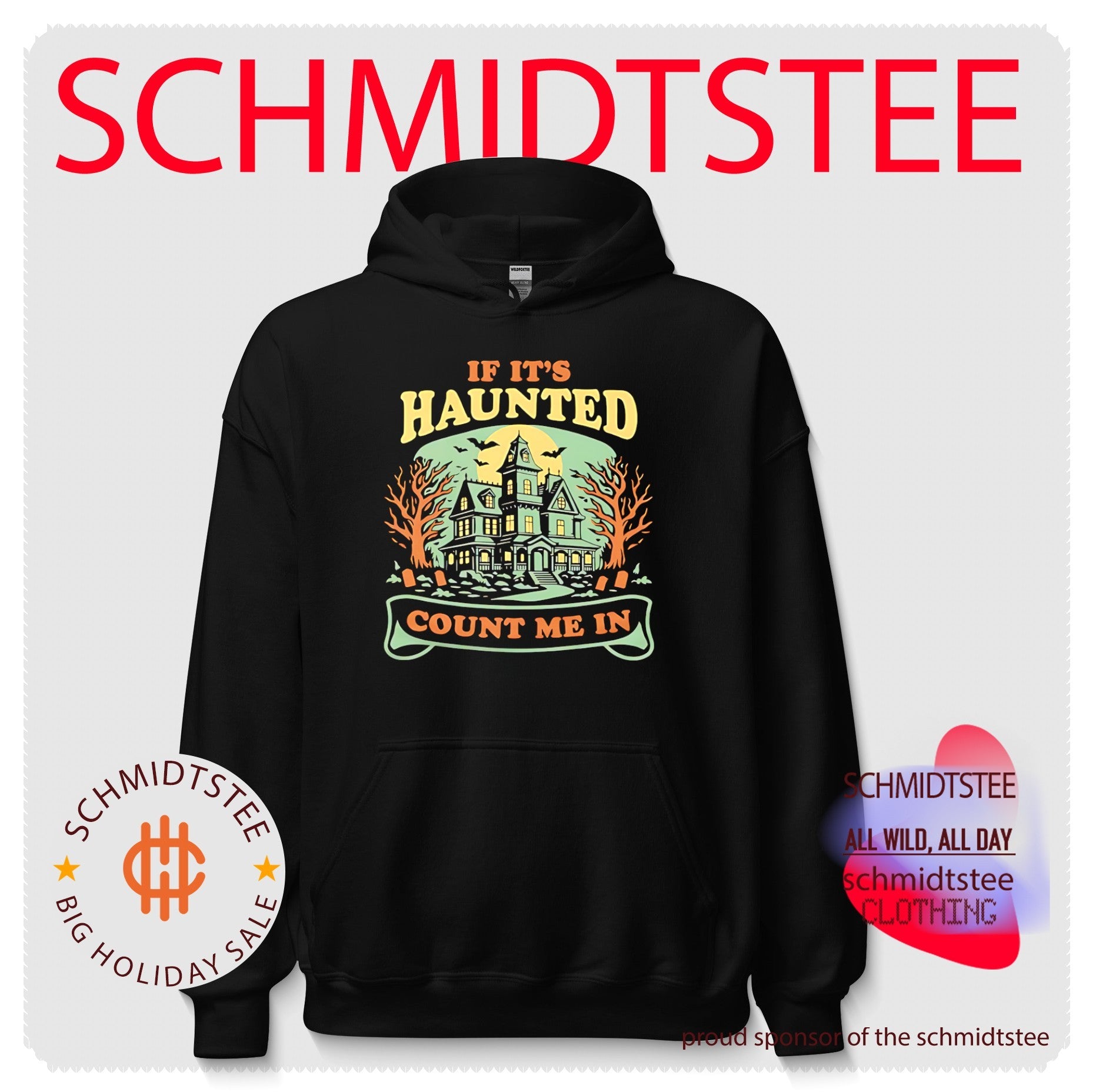 If it’s haunted count me in graphic shirt
