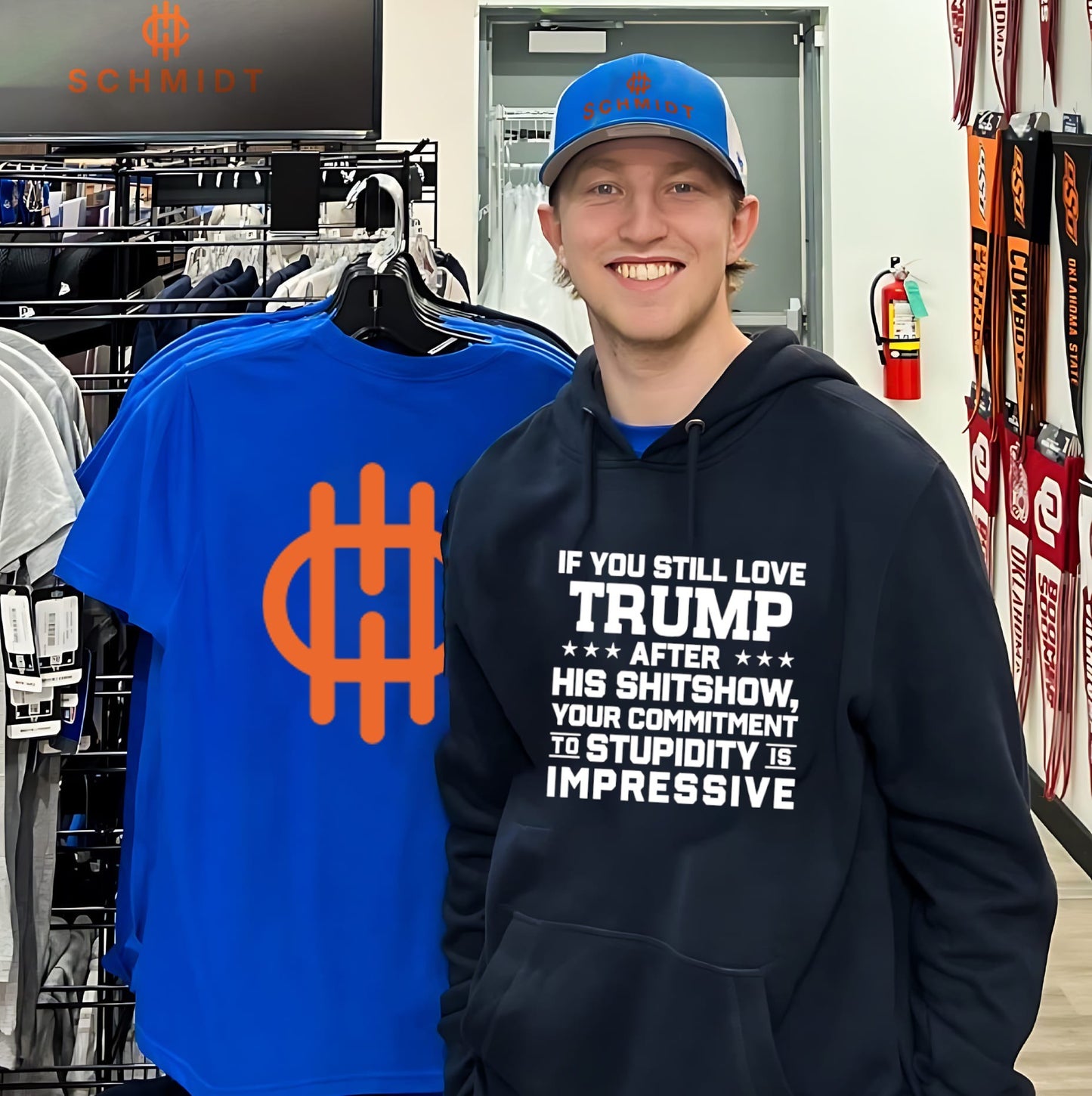 If you still love Trump after his shitshow your commitment text shirt