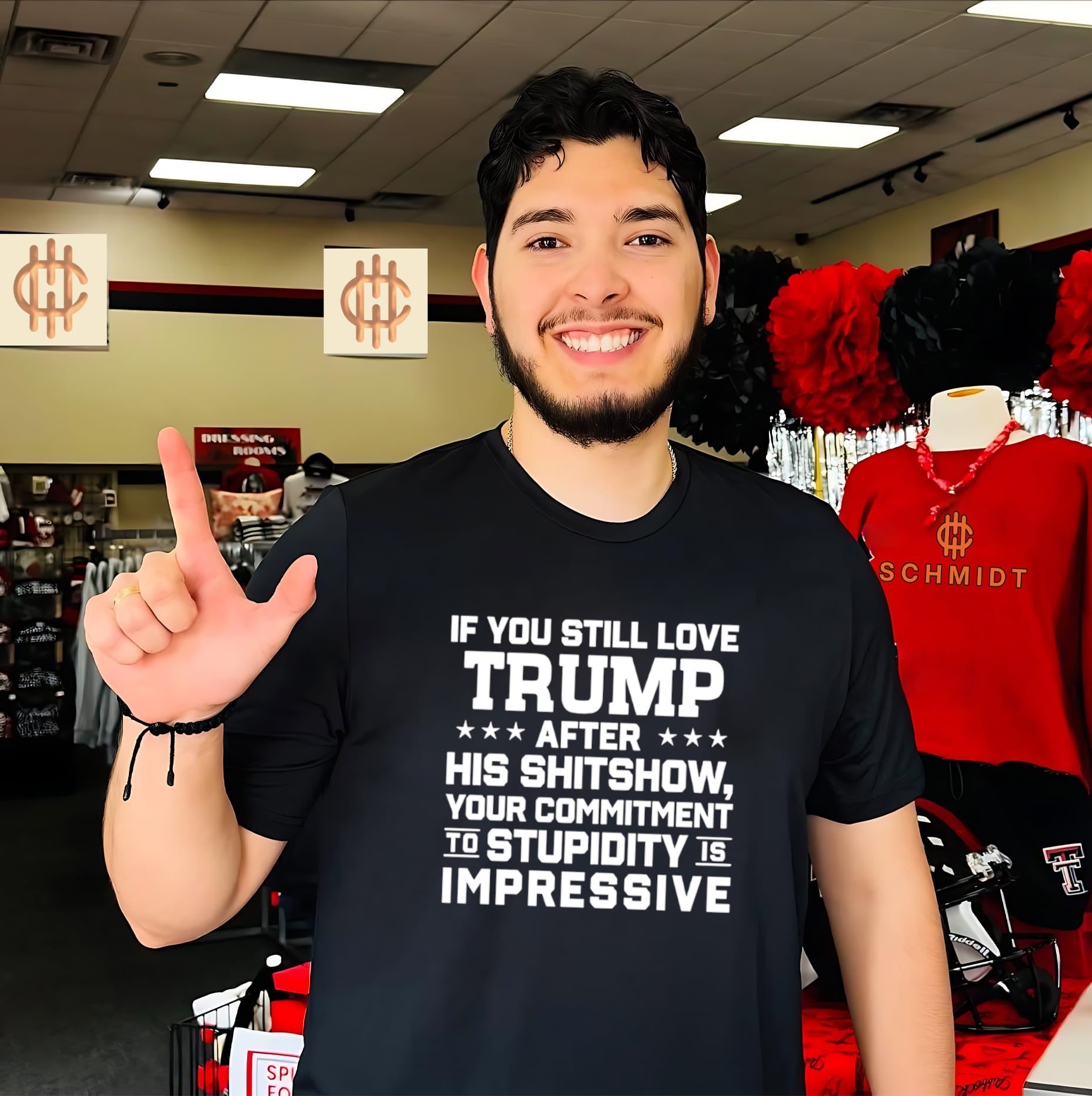 If you still love Trump after his shitshow your commitment text shirt
