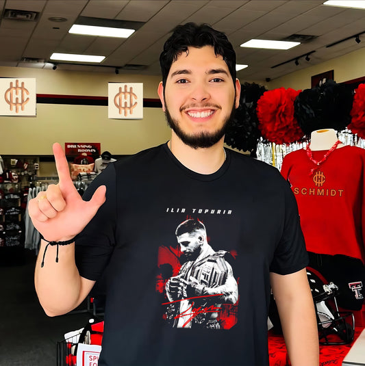 Ilia Topuria UFC Champion 2026 signature graphic shirt