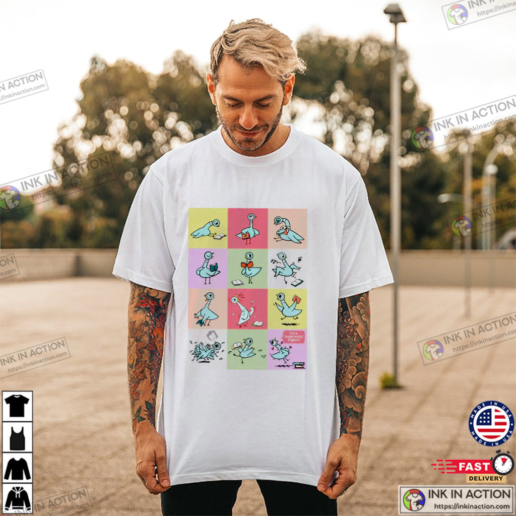 I’m A Book Lover Pigeon Teacher T-Shirt