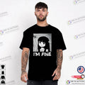 I’m Fine Funny Horror Manga Tee