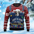 I’m Just A Girl Who Loves Christmas And Goats Ugly Christmas Sweater