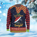 I’m No Weatherman But Expect A Few Inches Tonight Ugly Christmas Sweater