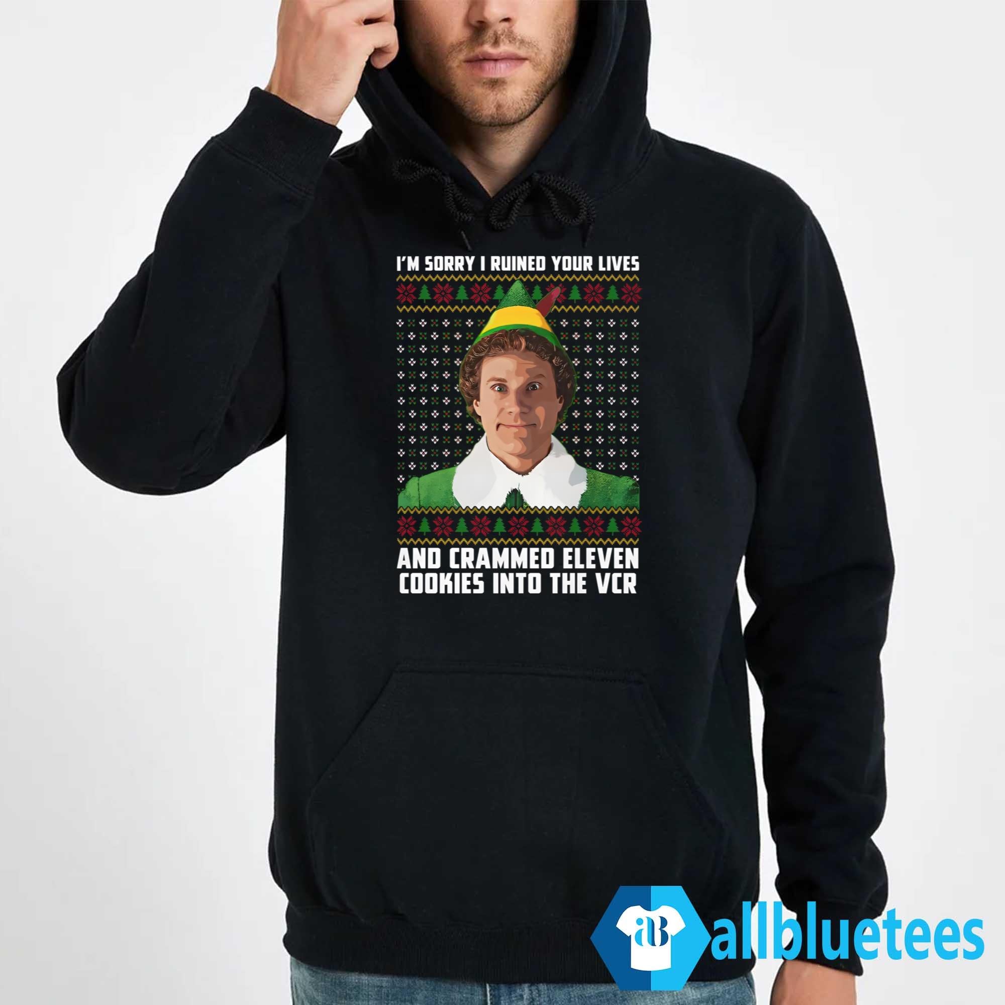 I’m Sorry I Ruined Your Lives And Crammed 11 Cookies Into The VCR Sweater