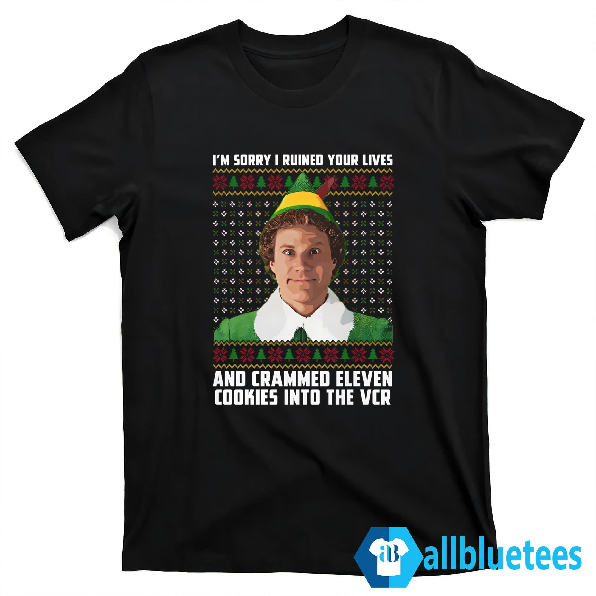 I’m Sorry I Ruined Your Lives And Crammed 11 Cookies Into The VCR Sweater