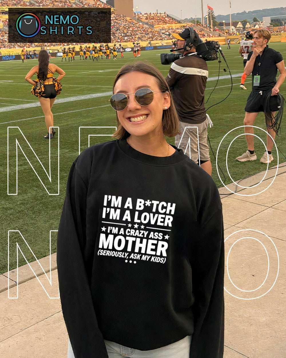 I’m a bitch i’m a lover I’m a crazy ass mother seriously ask my kids shirt