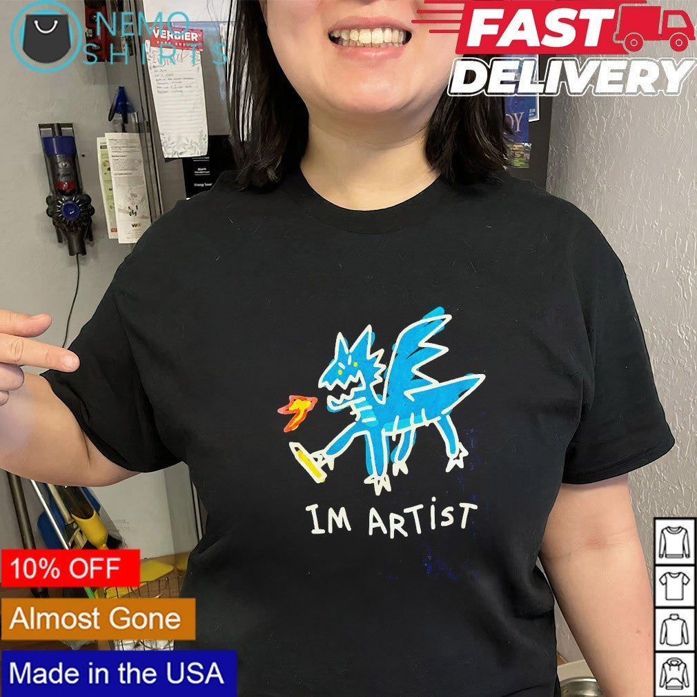 Im artist dragon fire shirt