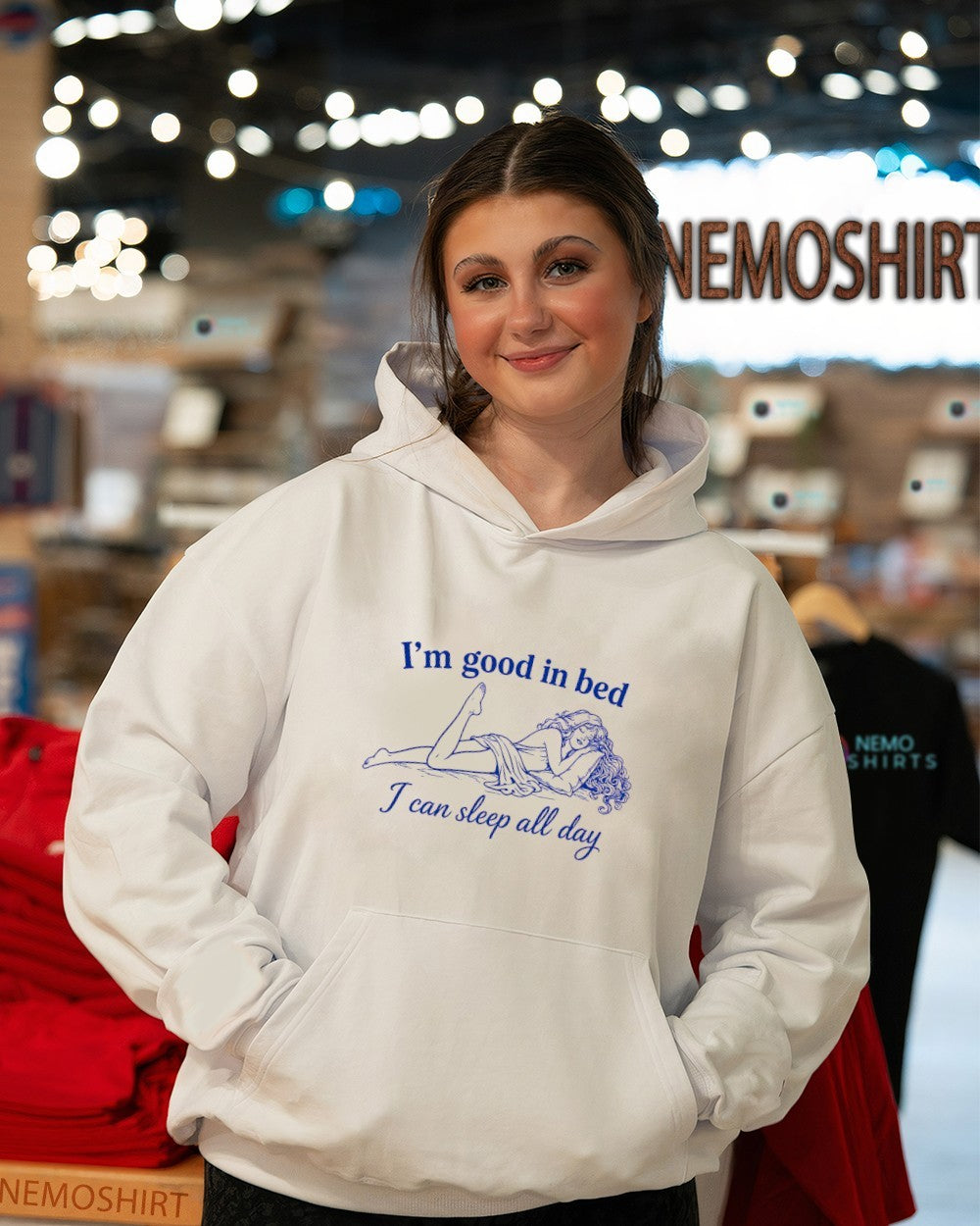 I’m good in bed I can sleep all day shirt