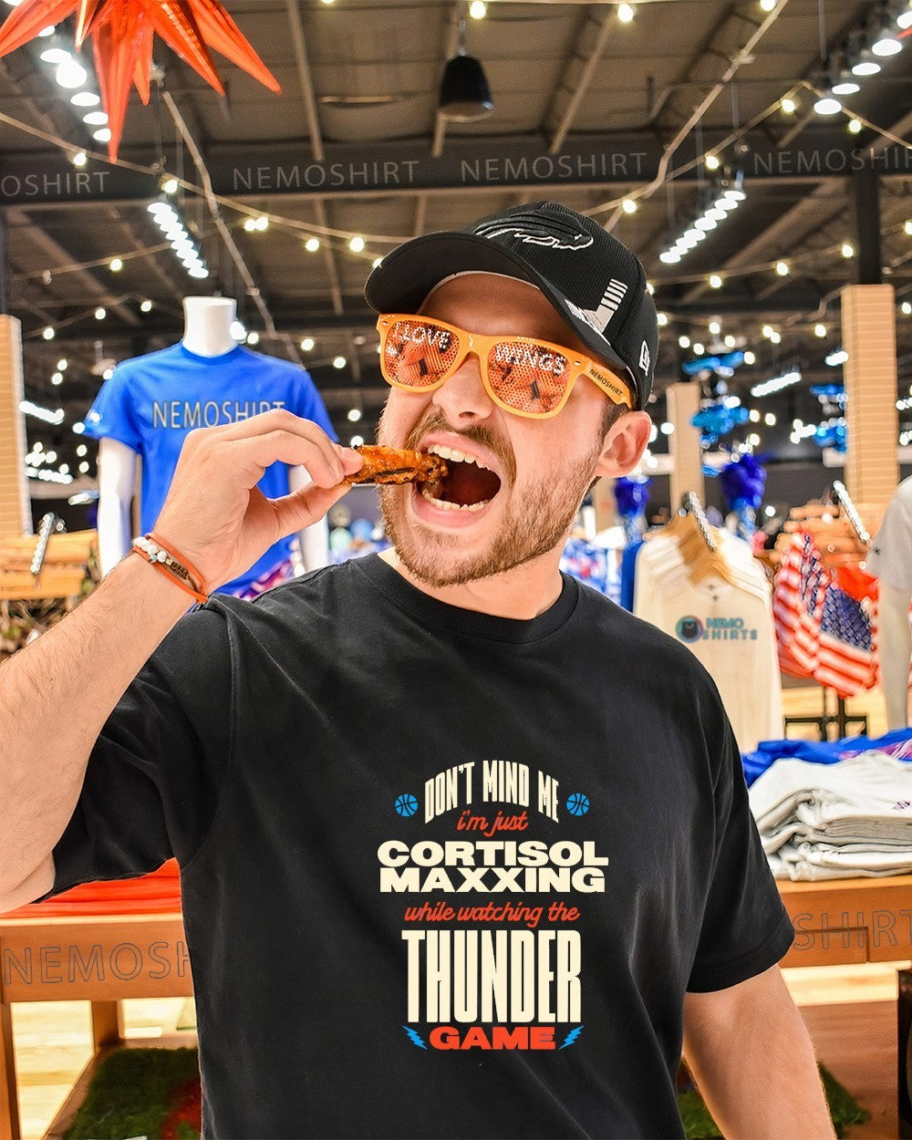 I’m just cortisol maxxing while watching the OKC Thunder game don’t mind me shirt