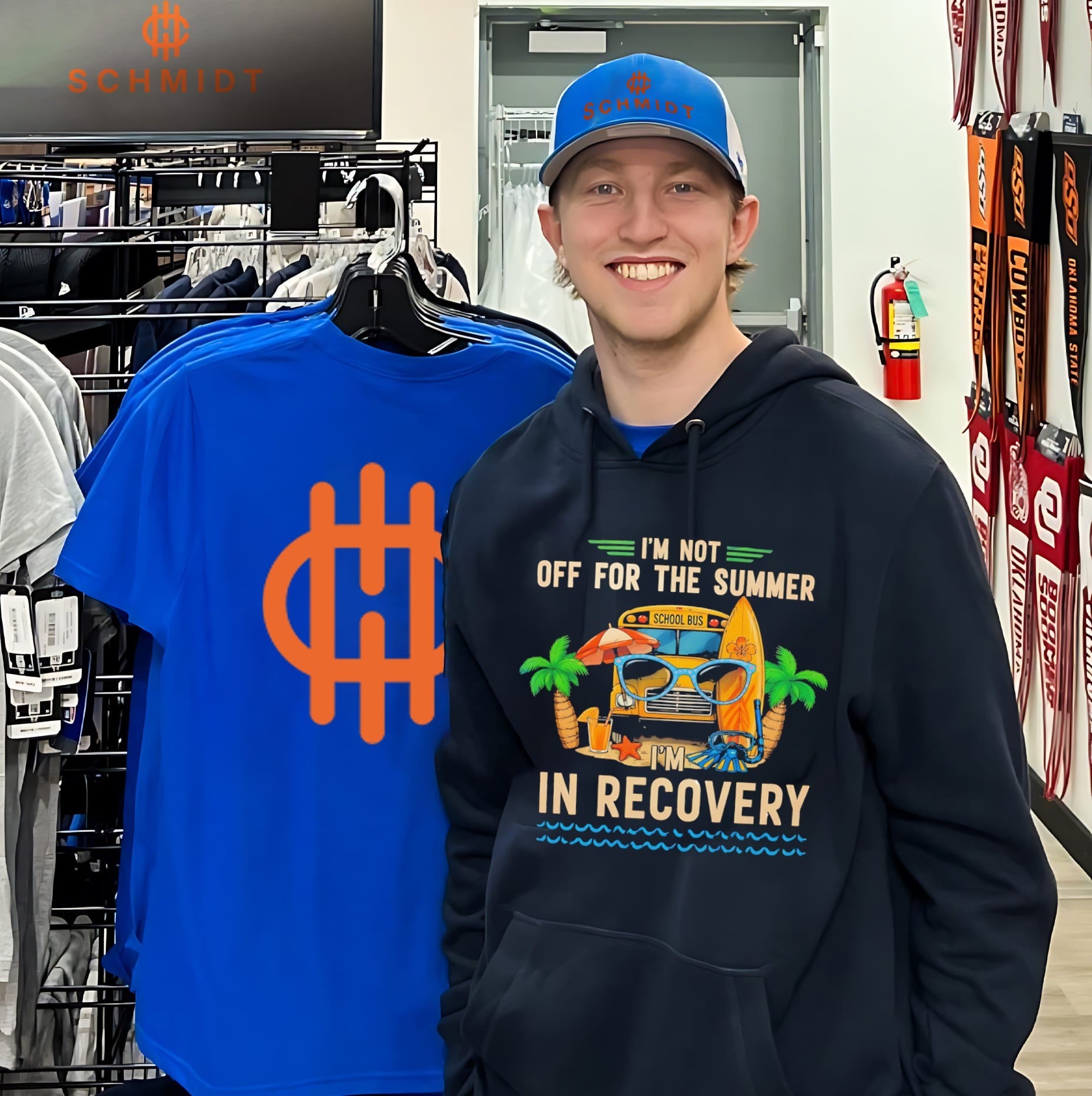 I’m not off for the summer I’m in recovery graphic shirt