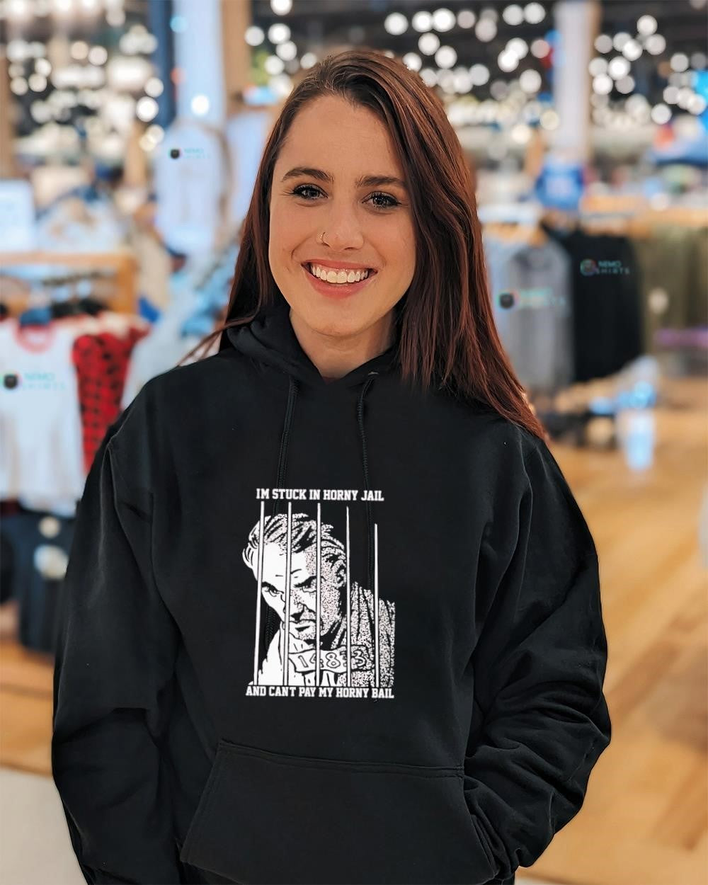 I’m stuck in horny jail and can’t pay my horny bail phrase shirt