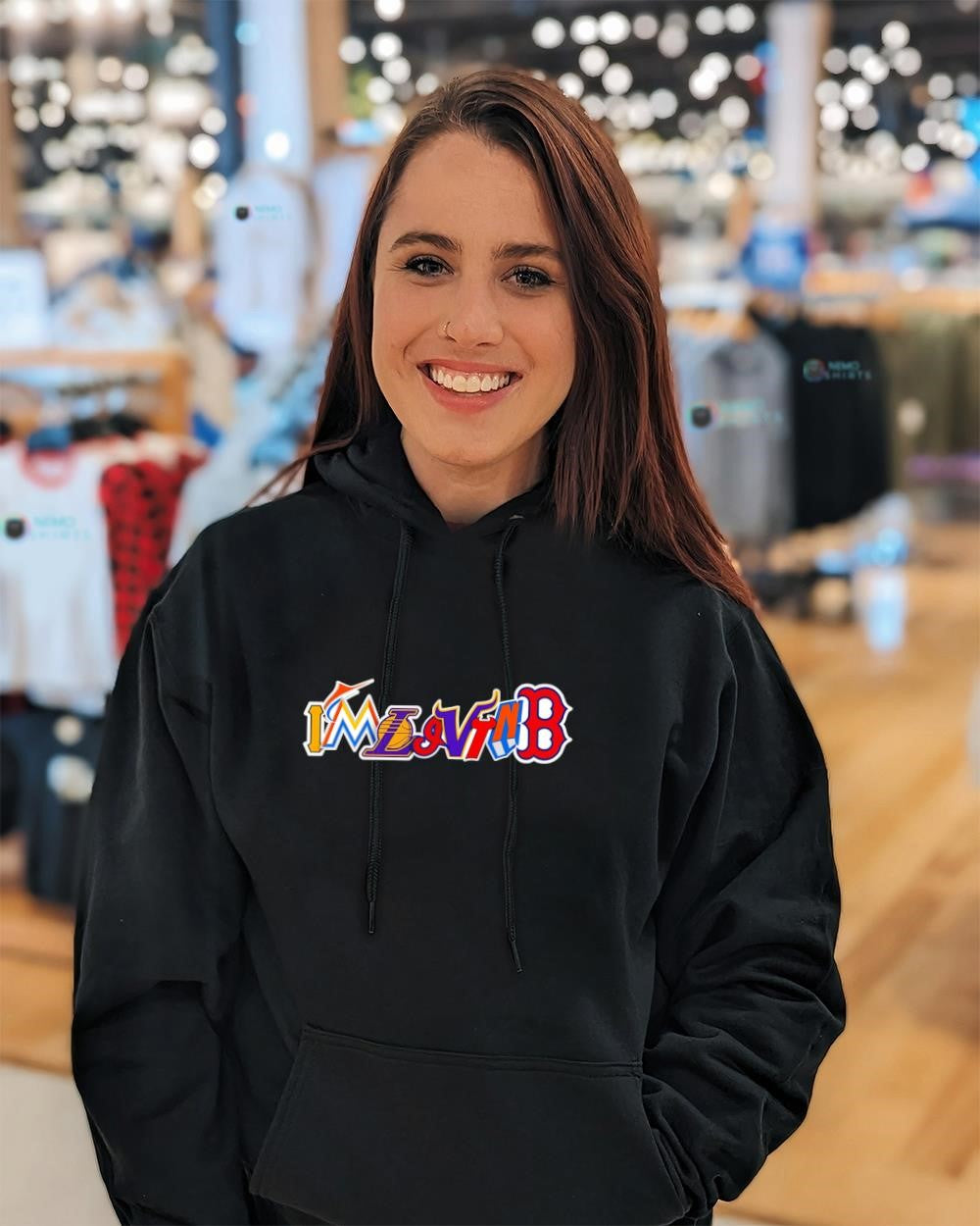 ImLivinB All Pro mashup logo sports team shirt