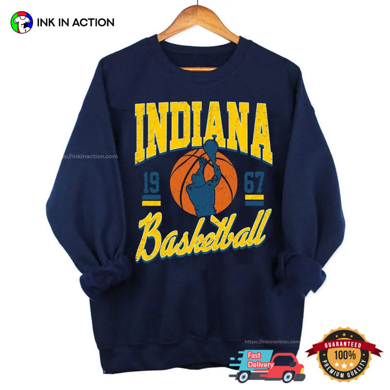 Indiana Basketball Retro 90s Game Day T-shirt