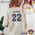 Indiana Fever Clark 22 GOAT 2 Sided T-shirt