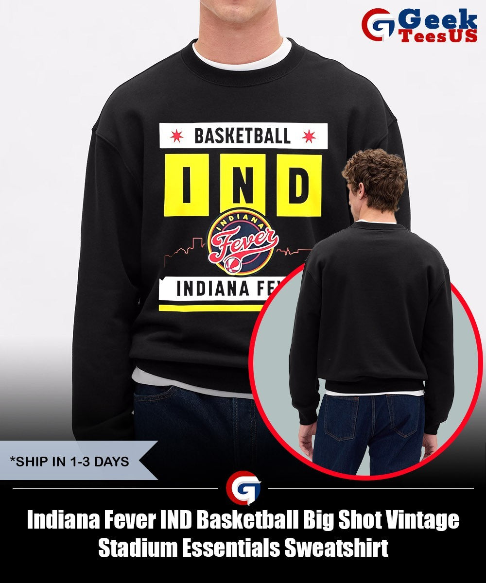 Indiana Fever IND Basketball Big Shot Vintage Stadium Essentials shirt