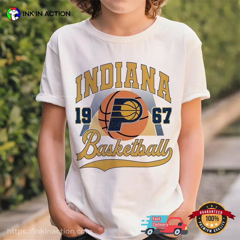 Indiana Pacers, Indiana Basketball 1967 Retro T-shirt