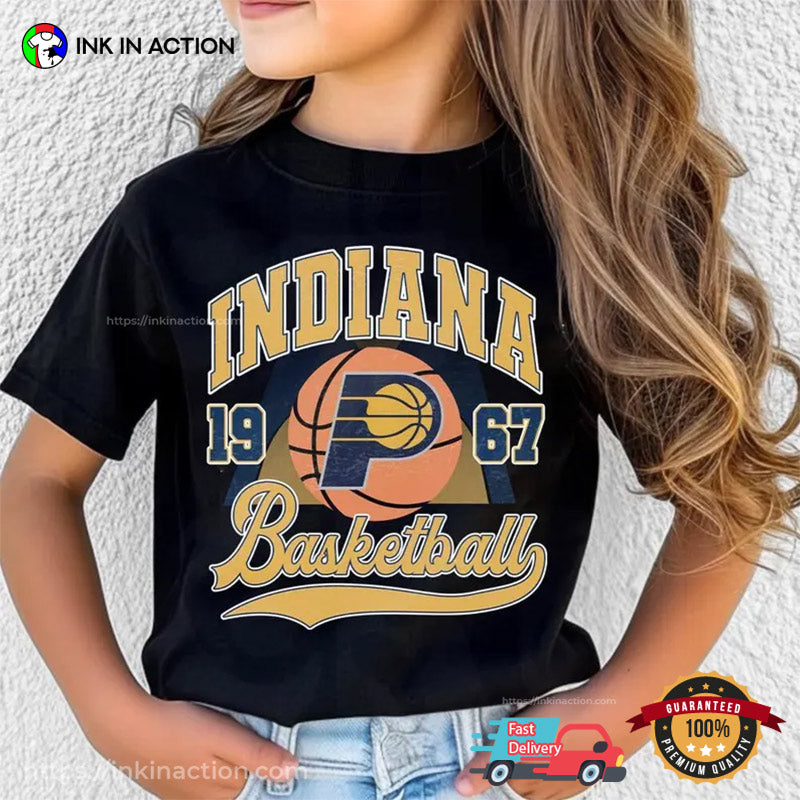 Indiana Pacers, Indiana Basketball 1967 Retro T-shirt