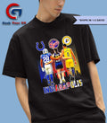 Indiana sport Jonathan Taylor Indianapolis Colts hug Caitlin Clark Indiana Fever Tyrese Haliburton Pacers signature shirt