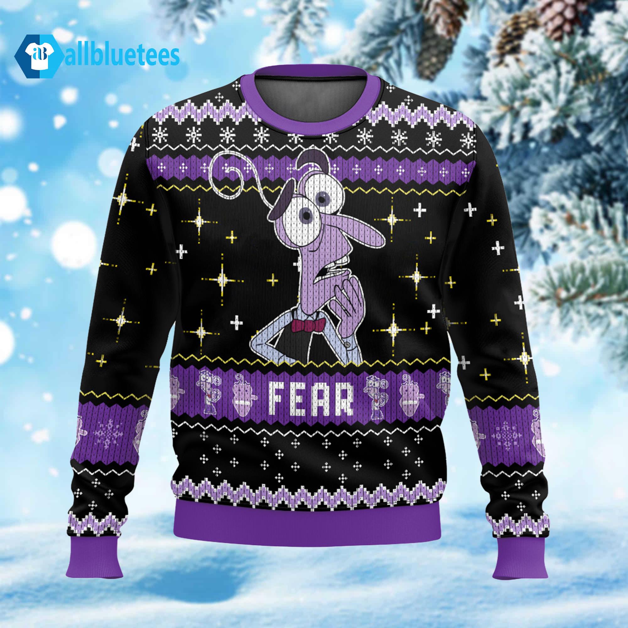 Inside Out – Fear – Ugly Christmas Sweater