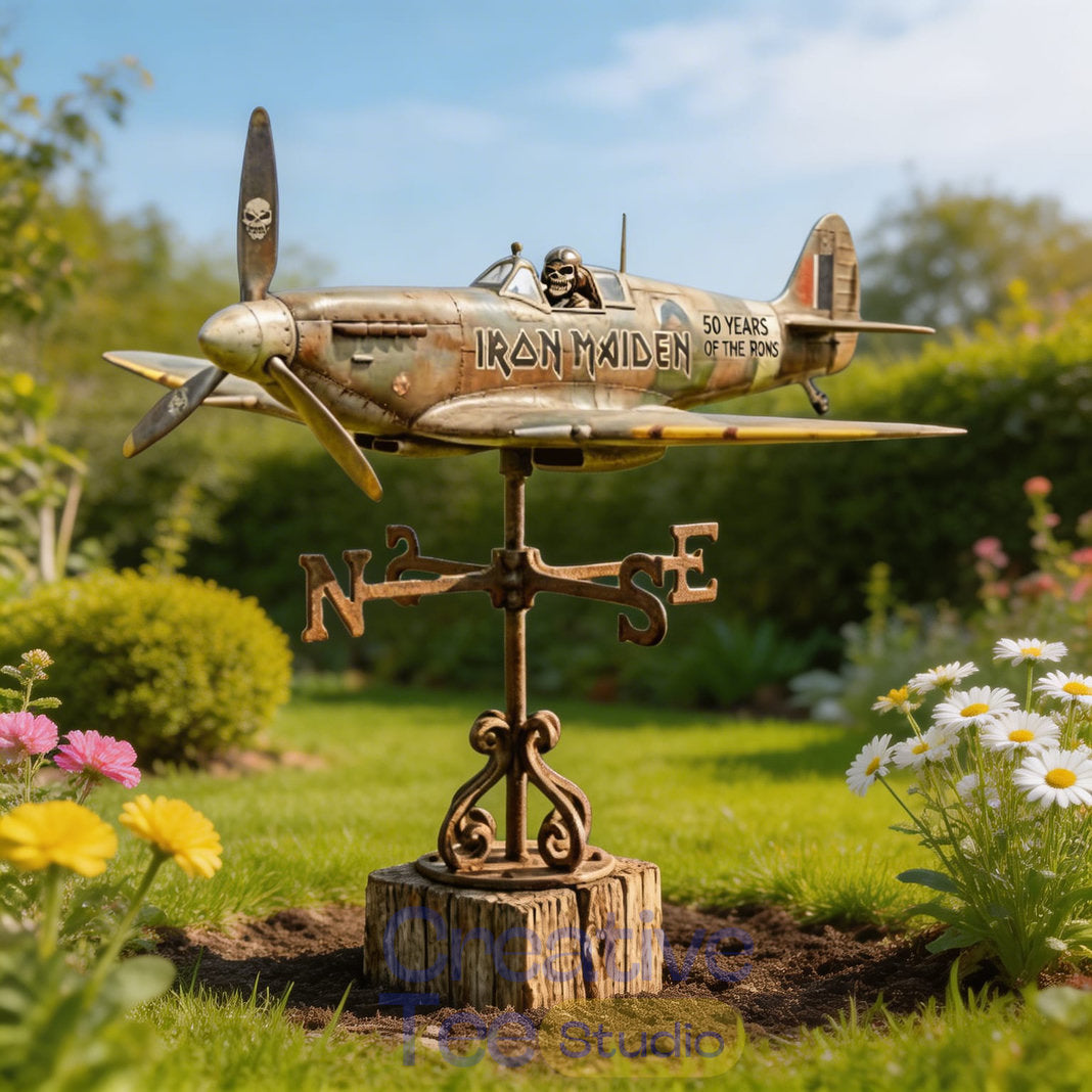Iron Maiden 50th Anniversary Garden Wind Spinner