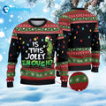Is This Jolly Enough Grnch Christmas Ugly Sweater