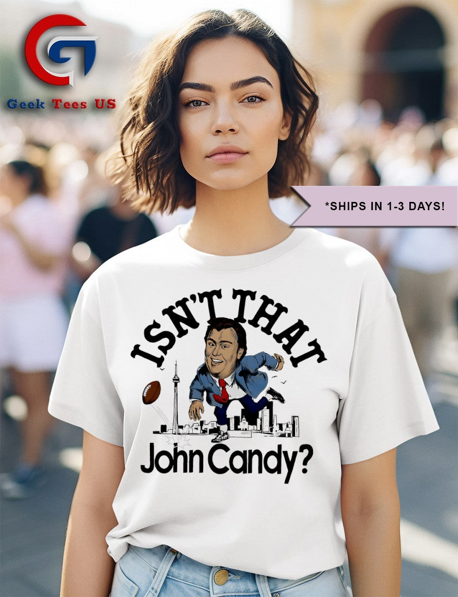 Isn’t that John Candy football skyline city caricature shirt